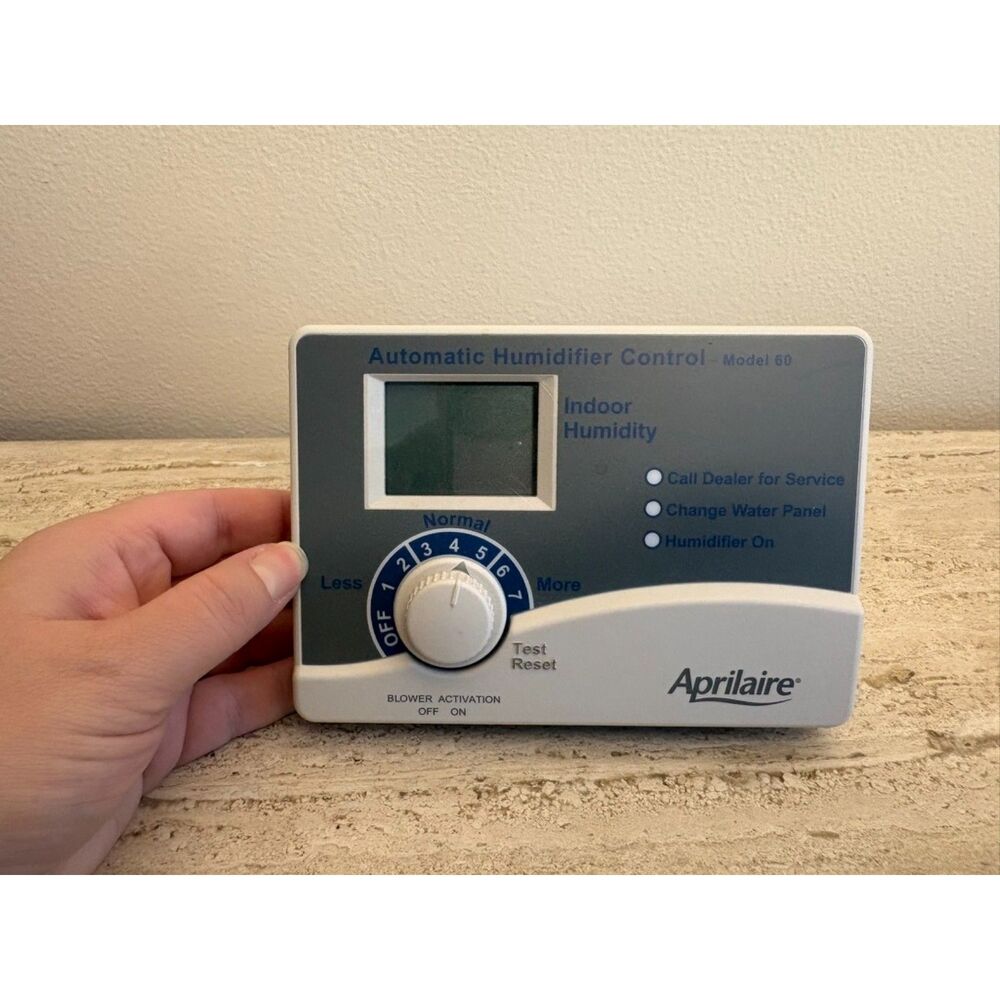 Aprilaire automatic humidifier control panel